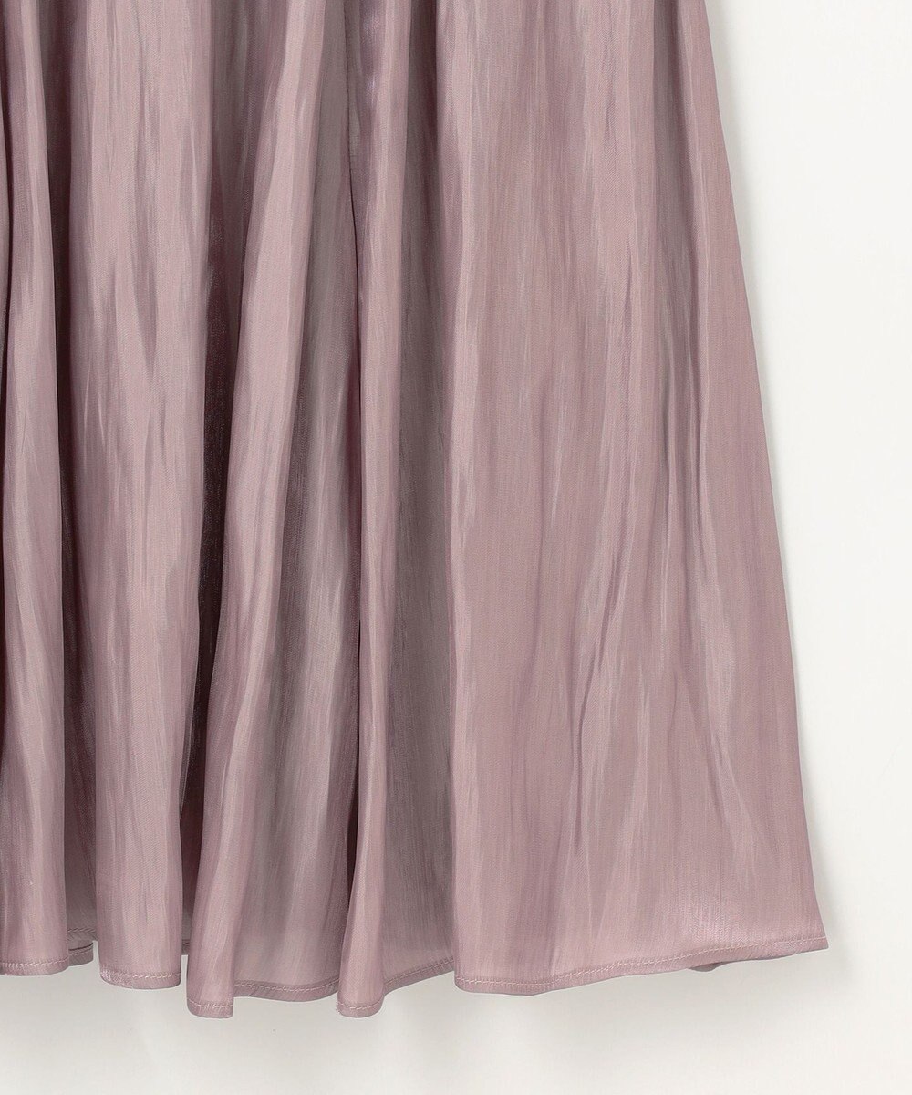 ANY SIS 【洗える】オーロラサテンコンビ ワンピース 