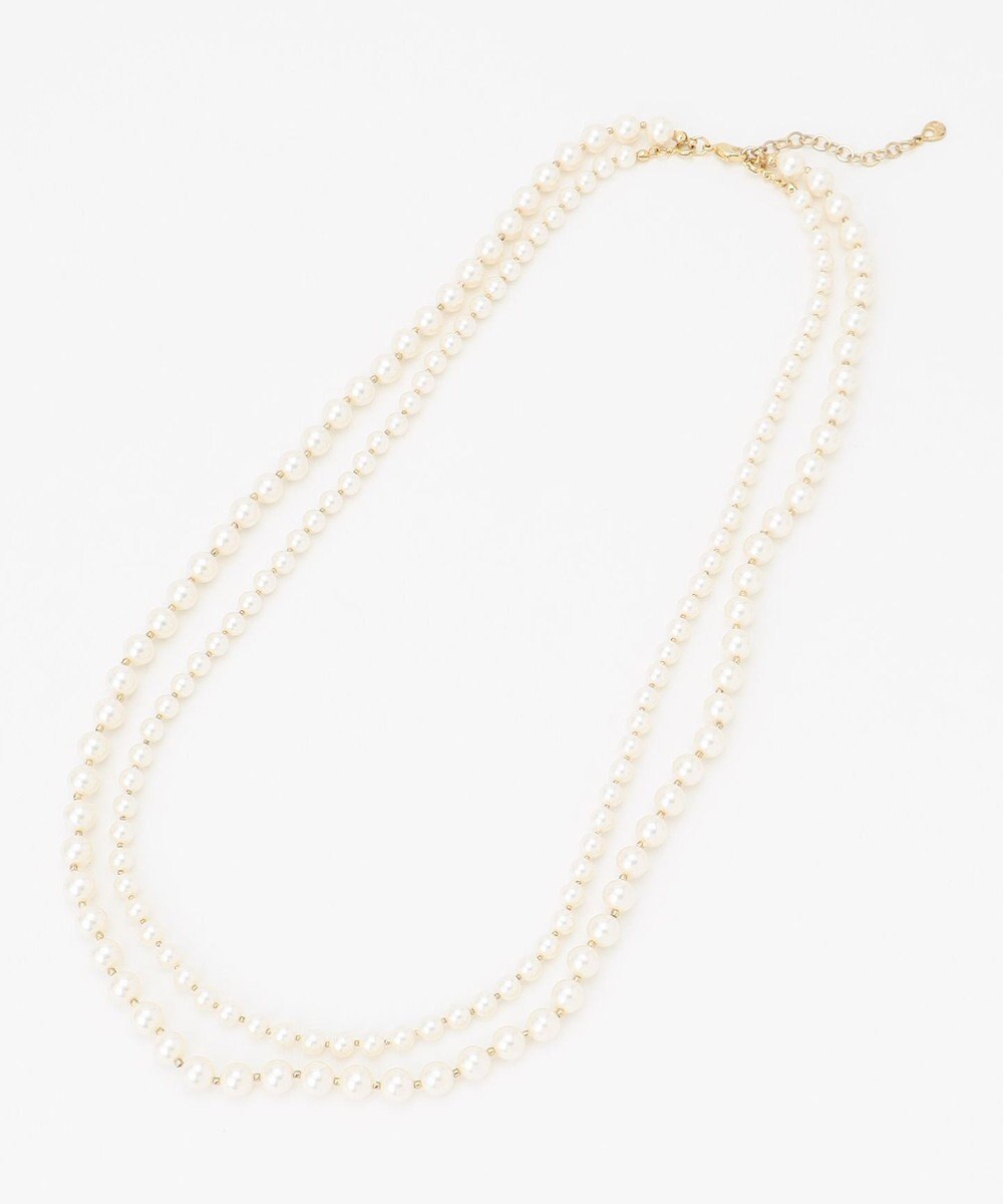 23区 【ご好評につき追加】2WAY パール ロング ネックレス 