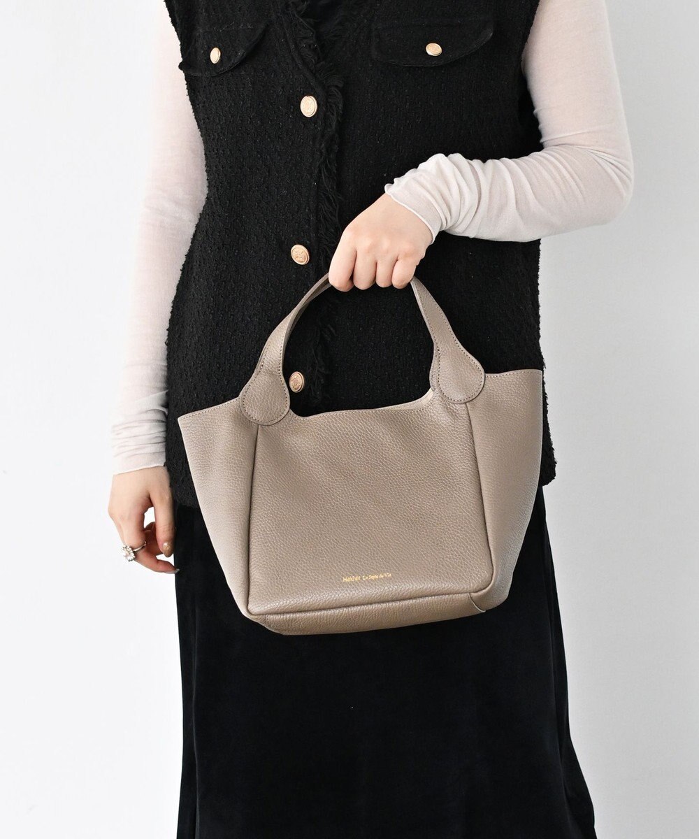 Hekhèr Le Style de Vie 【日本製/セレモニーにも】シュリンクレザー ハンドバッグ small 