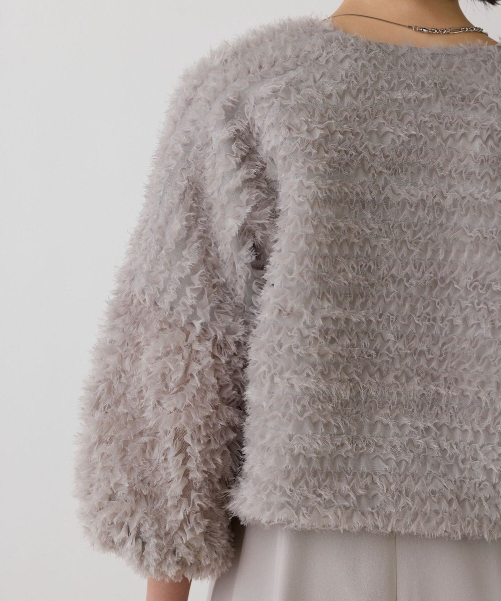 GRACE CONTINENTAL フラワーチュール刺繍ブルゾン 