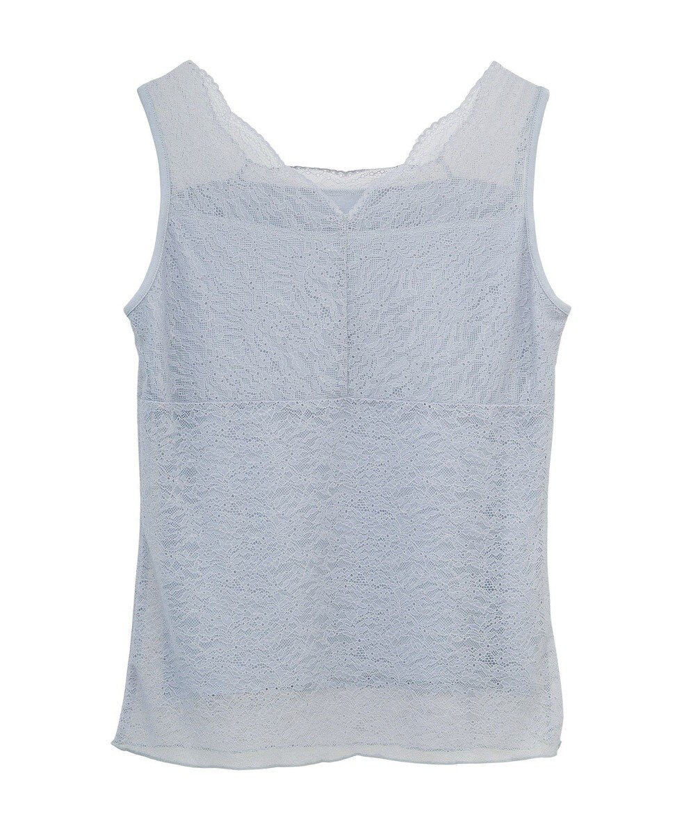 earth music&ecology 接触冷感２ｗａｙレースタンクトップ 