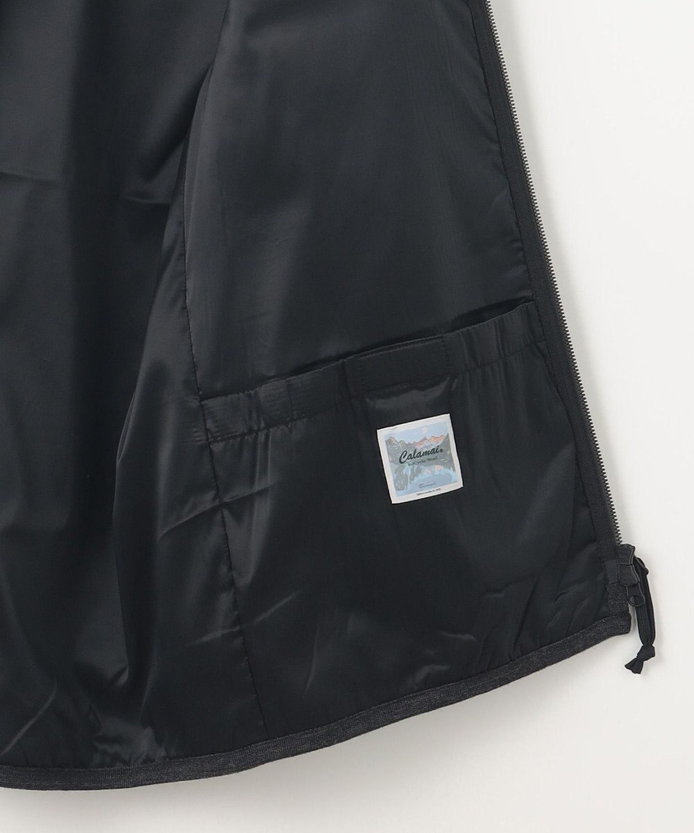 JOSEPH ABBOUD MOUNTAIN 【軽量/リサイクルウール使用】ヘリンボンウールフリース フーディ 