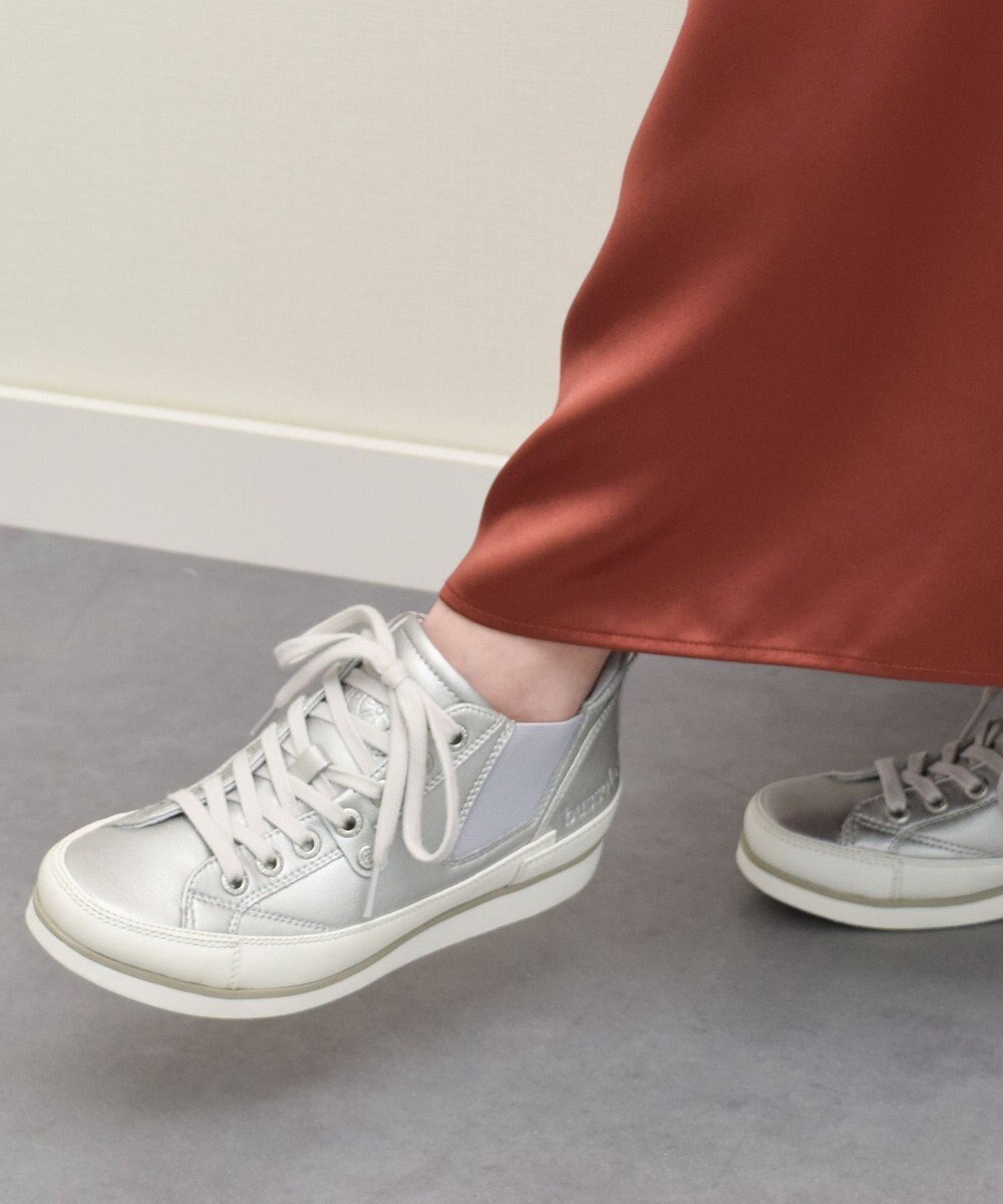 INTER-CHAUSSURES 【BUSSOLA】サイドゴアミドルカットスニーカー 