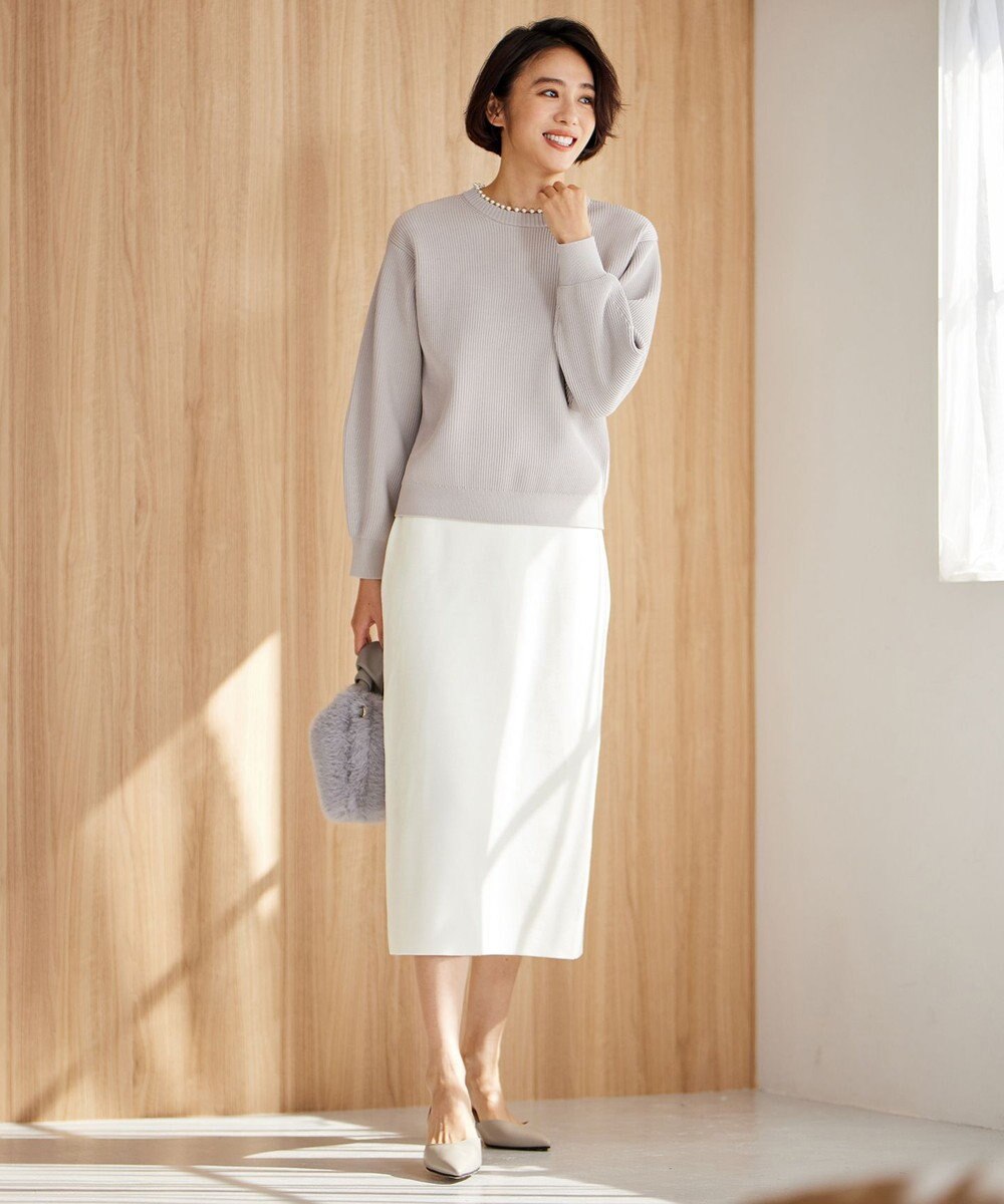 自由区 S 【WEB&一部店舗限定】スムージーニット スカート 