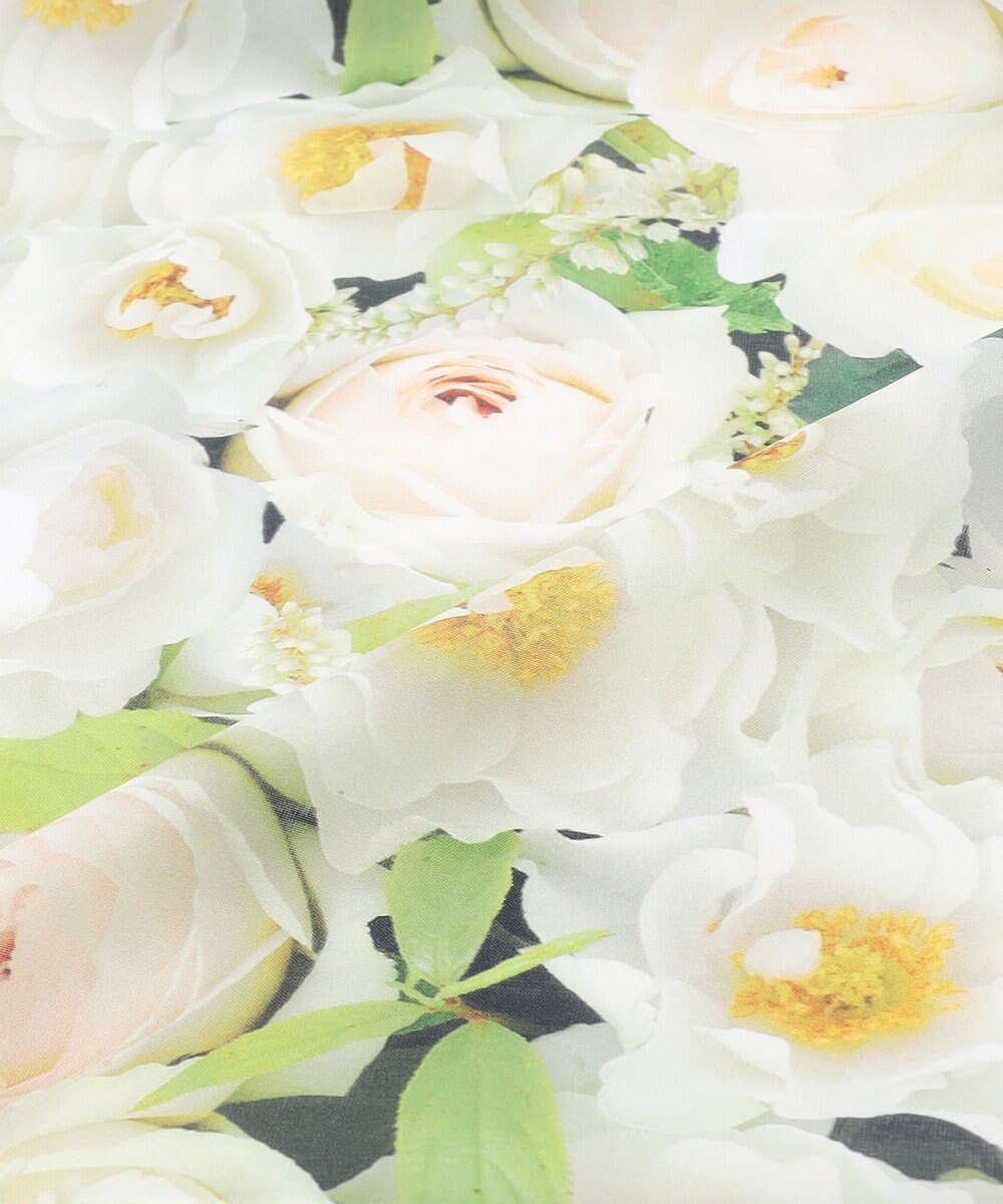 自由区 【カトリエムブーケ】La boroderie de Laurent ブーケモチーフマルチスカーフ 