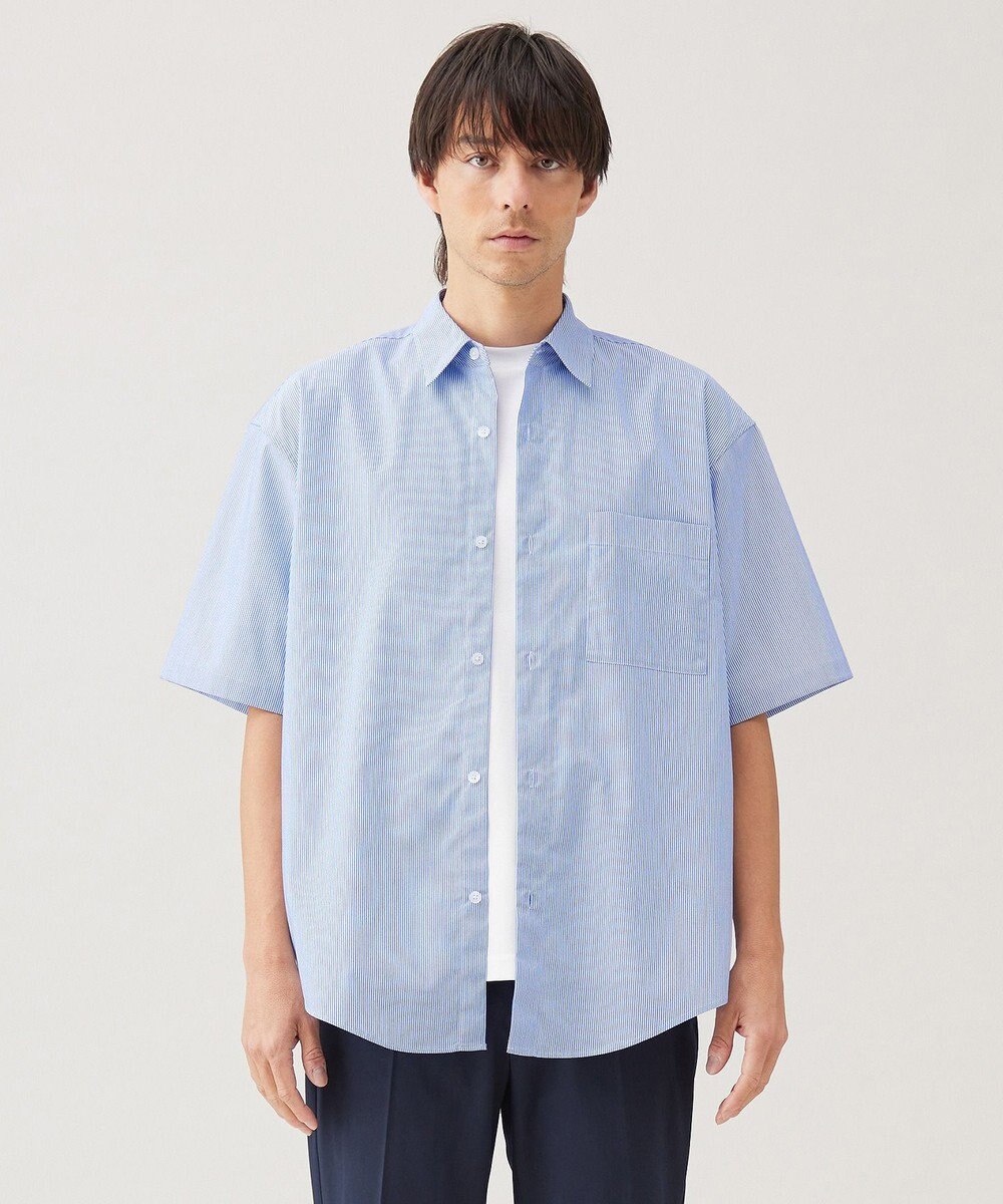 UNFILO MENS コットンライク 半袖シャツ【ギフトにもおすすめ】 