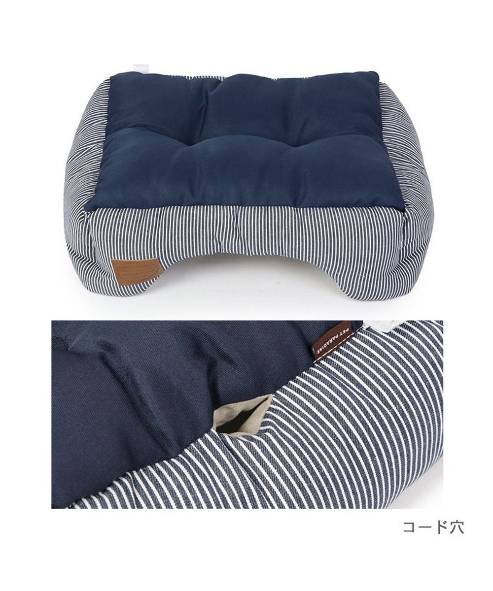 PET PARADISE ヒッコリー ベッド カドラー (57×45cm) 【小型犬】 