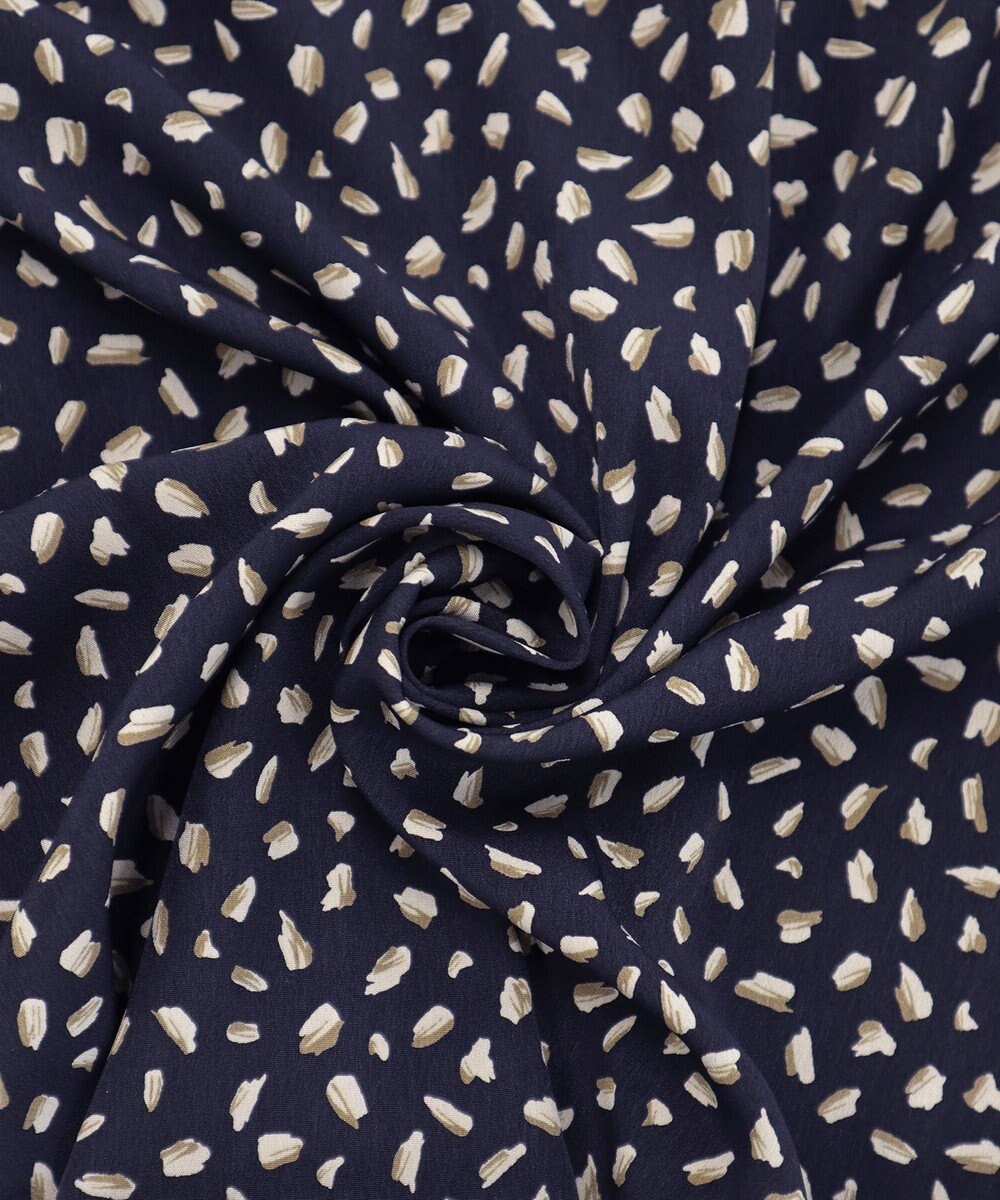 Tiaclasse 【洗える】柄プリントブラウス 