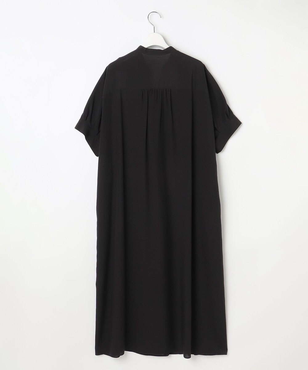 自由区 S 【接触冷感・UVケア・抗菌防臭・洗える】リヨセルポプリンシャツ ワンピース 