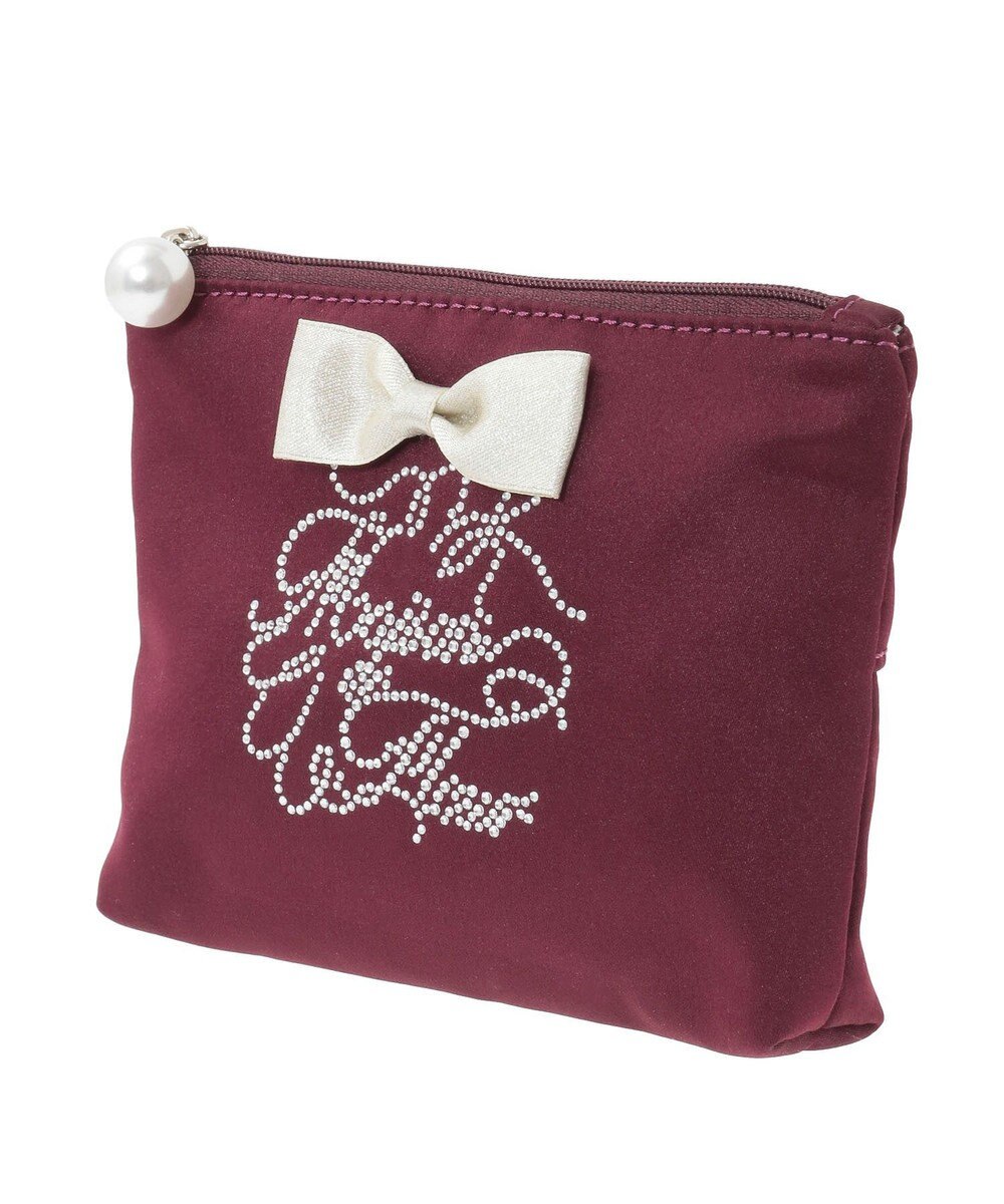 Maison de FLEUR シャイニーリボンティッシュケース 