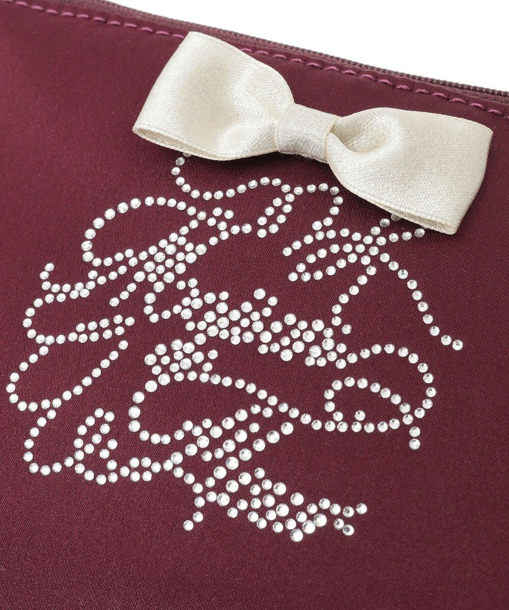 Maison de FLEUR シャイニーリボンティッシュケース 