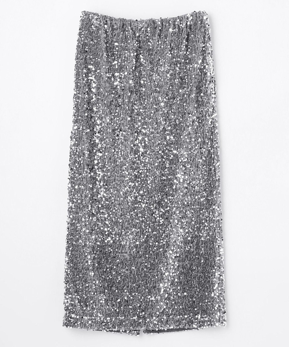 NAVE 【Nave・洗える】スパンコール スカート 