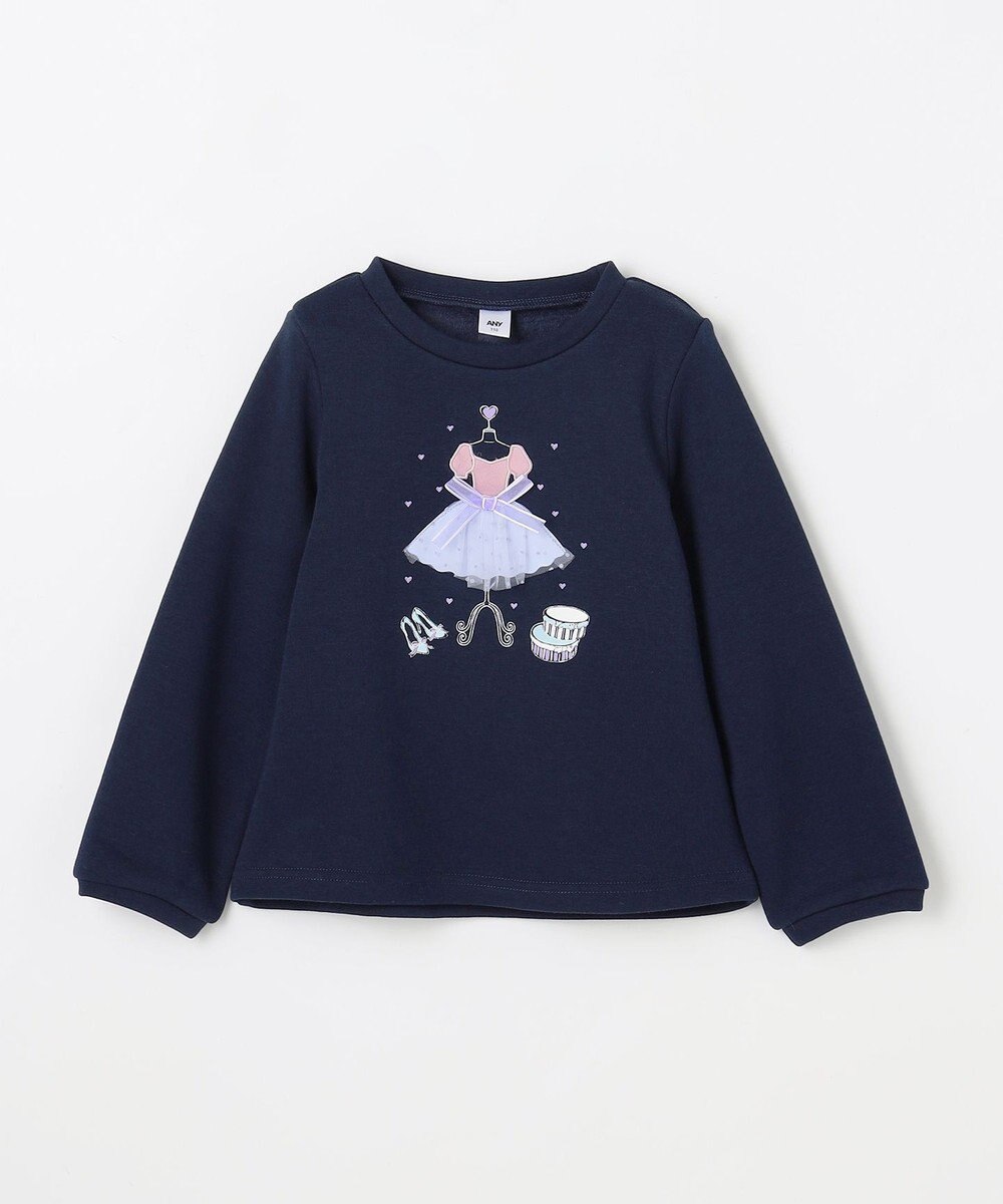 ANY KIDS ドレスモチーフ 裏シャギー トレーナー 