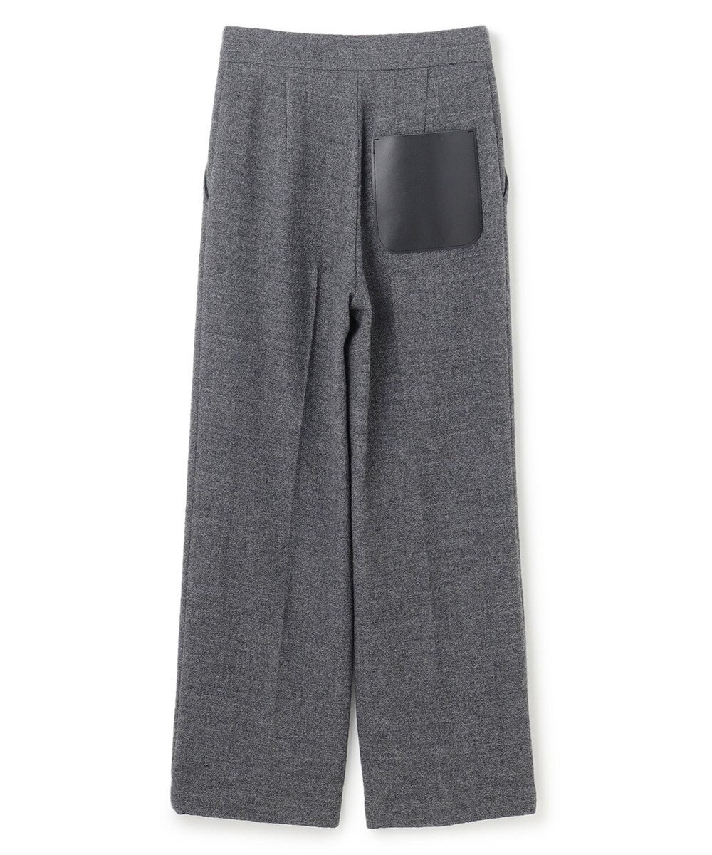 BEIGE， MILLAM / フェイクレザーパッチワイドパンツ 