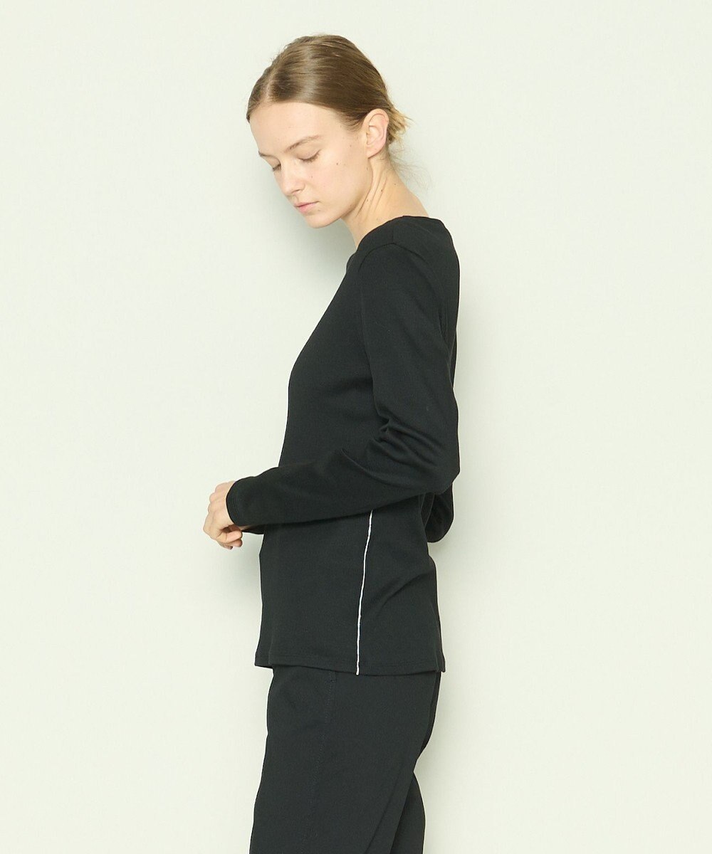 JOSEPH 【洗える】クリーミーリブ　ロングスリーブトップス 