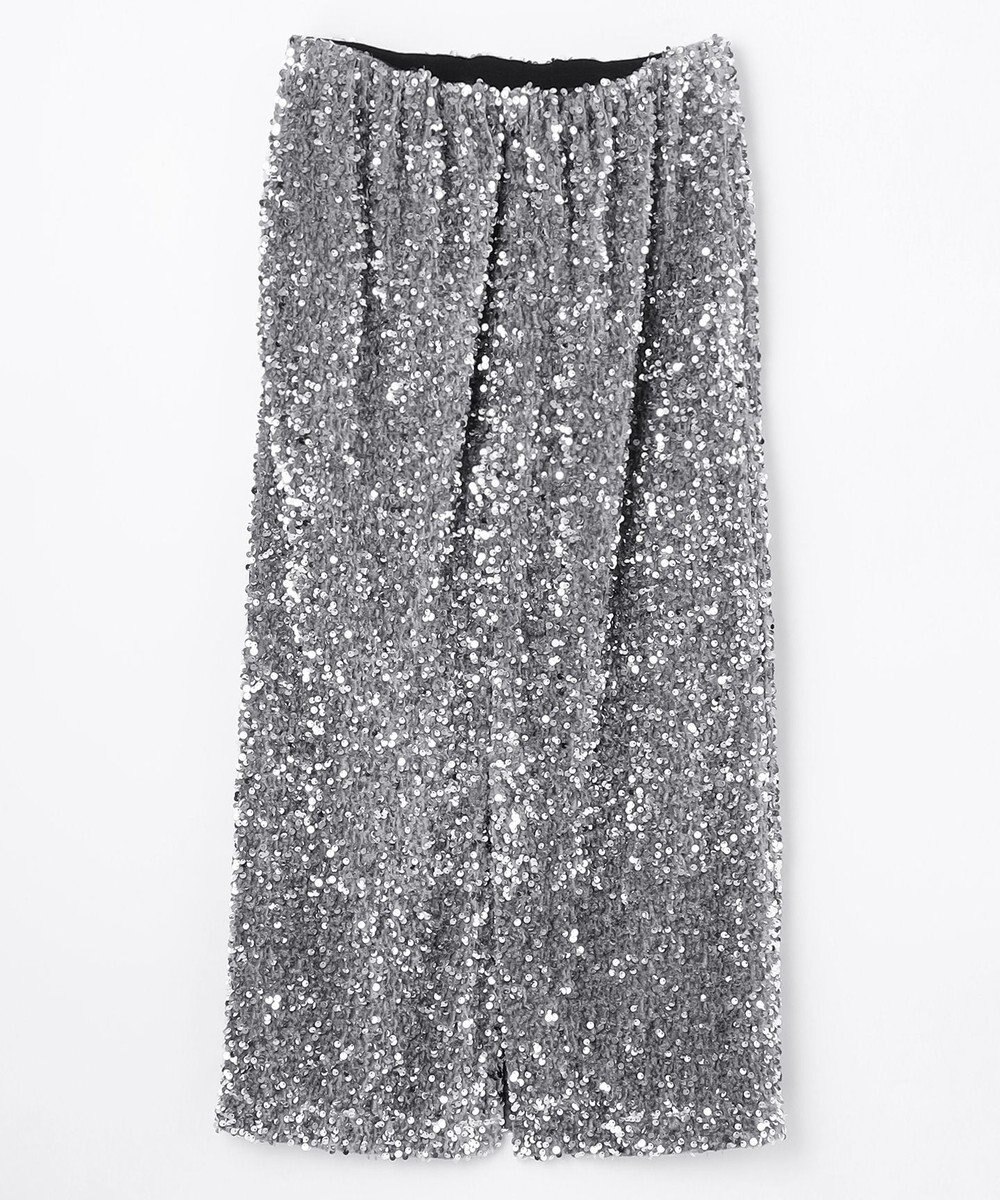 NAVE 【Nave・洗える】スパンコール スカート 