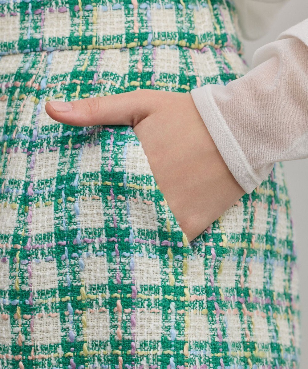 GRACE CONTINENTAL ツイードショートパンツ 