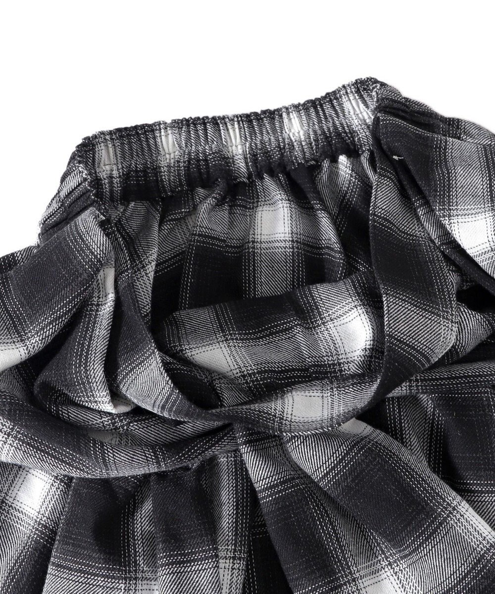 WEGO チェックシャツラップスカート 