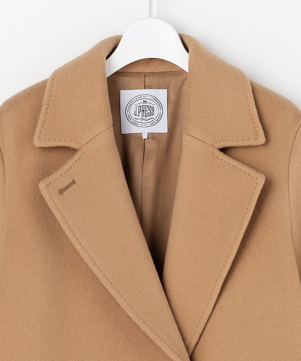 J.PRESS LADIES Pureラムウール ダブル ロングコート 