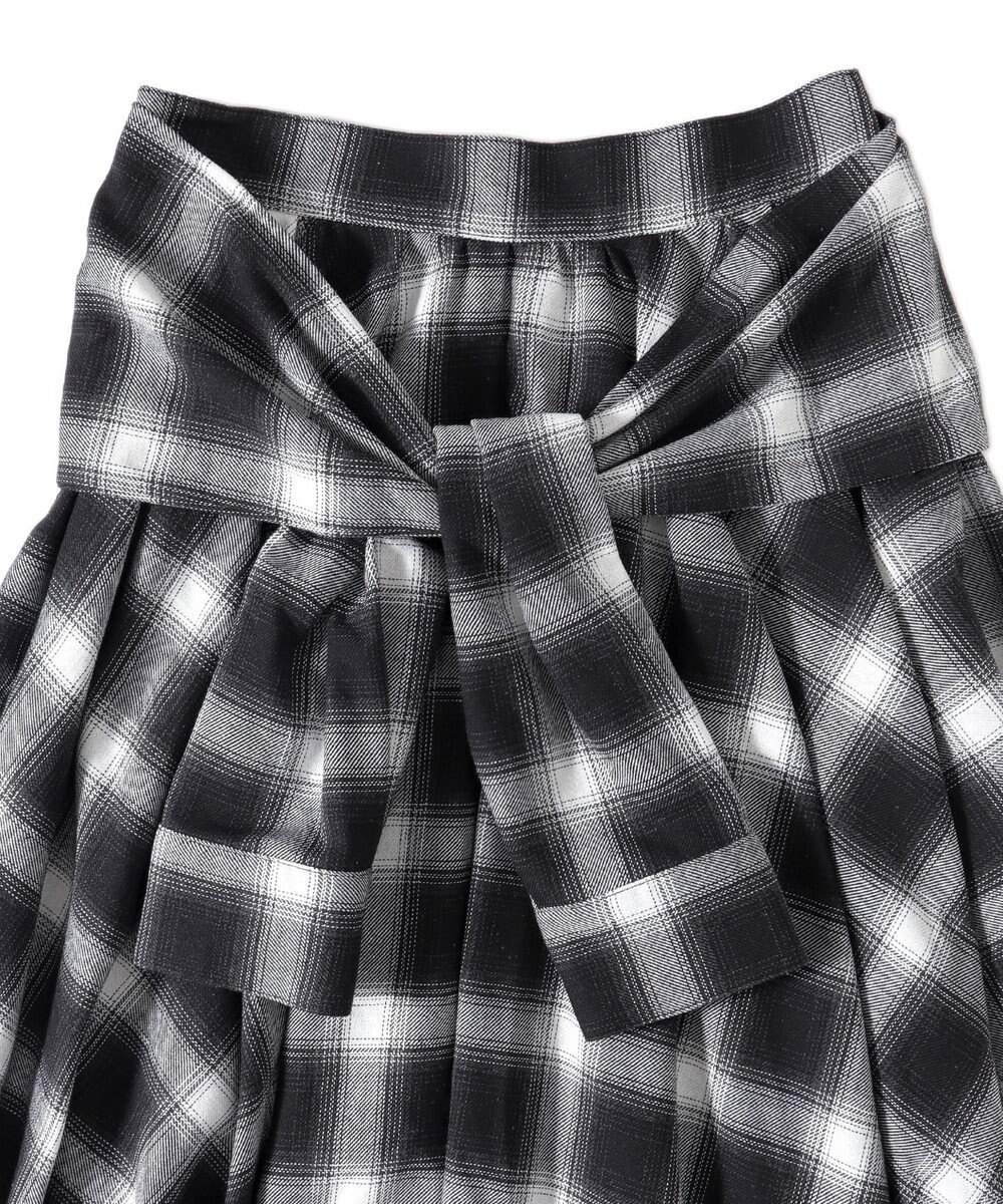 WEGO チェックシャツラップスカート 