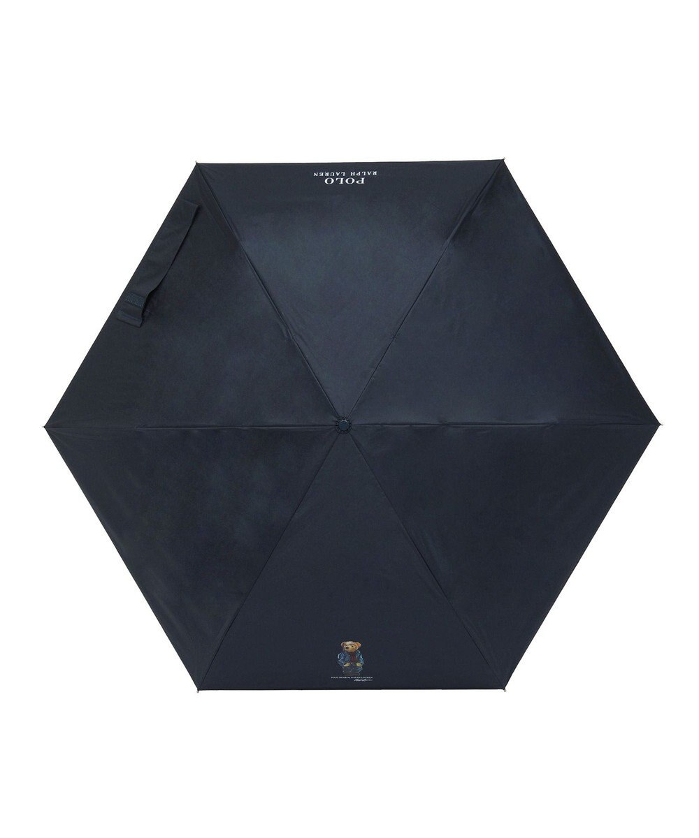 MOONBAT 【遮熱・遮光】POLO RALPH LAUREN(ポロ ラルフローレン)CORE DENIM BEAR ポロベア 晴雨兼用 雨傘  折りたたみ傘 