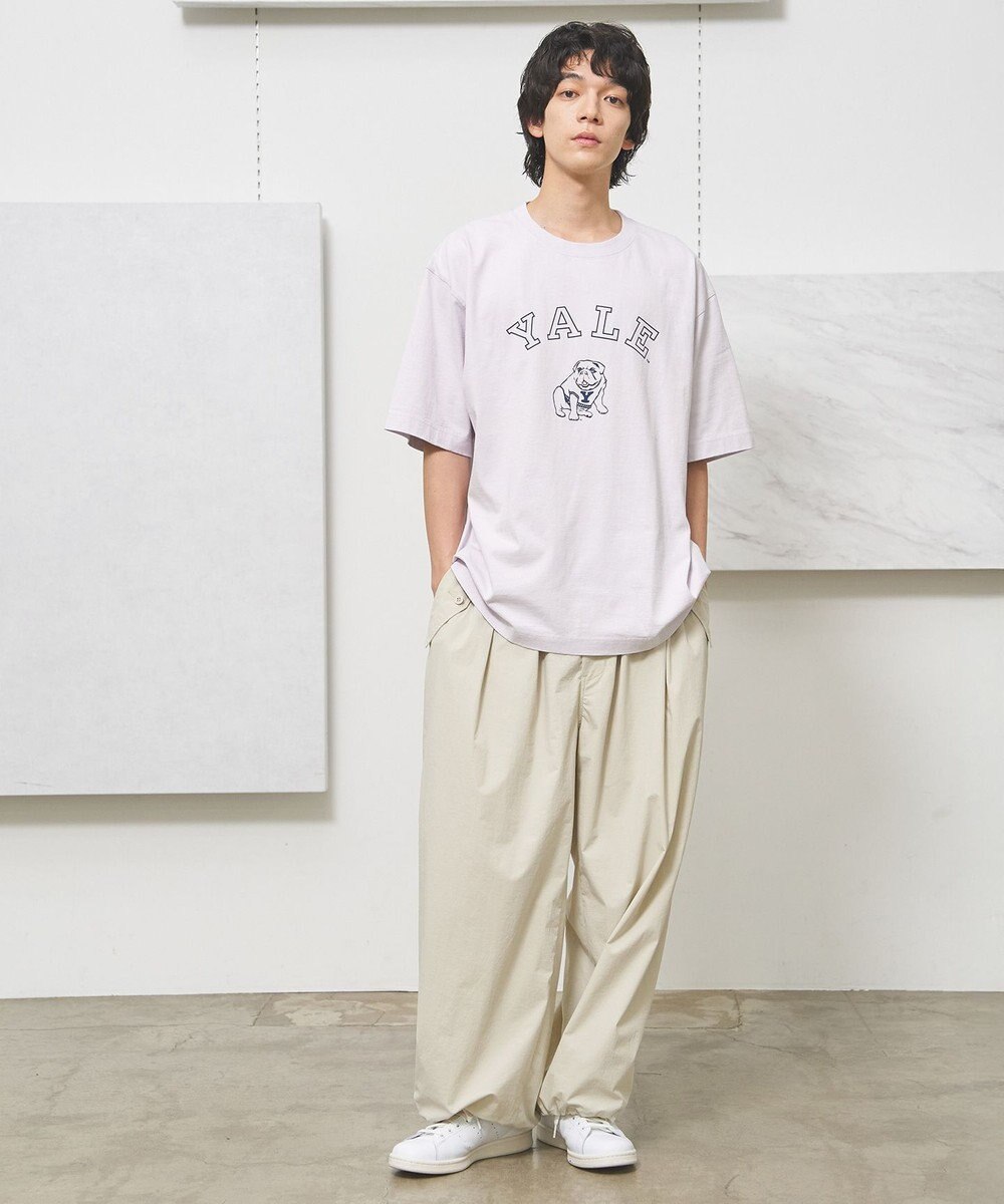 J.PRESS YORK STREET 【UNISEX】YALEブルドックプリント Tシャツ 