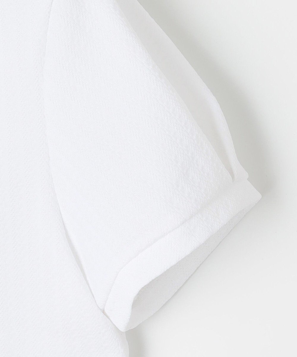 23区GOLF 【WOMEN】【UVケア】ストレッチタックジャガード 半袖シャツ 通気性に優れて涼やか！ 