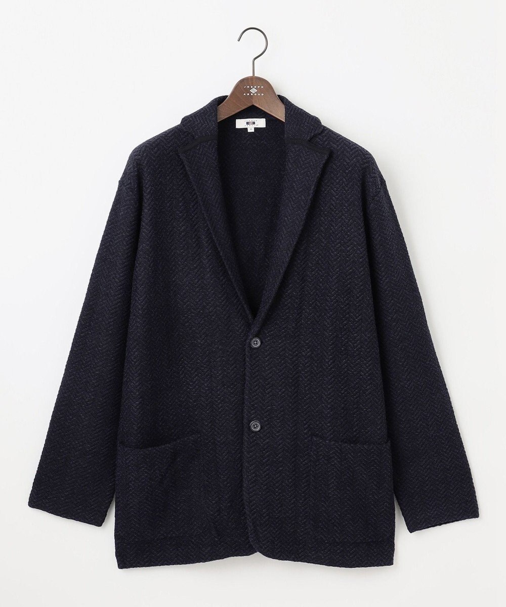 JOSEPH ABBOUD 【キングサイズ・軽量/イージーケア】 KARL KARL×モール使用　軽量ニットジャケット 