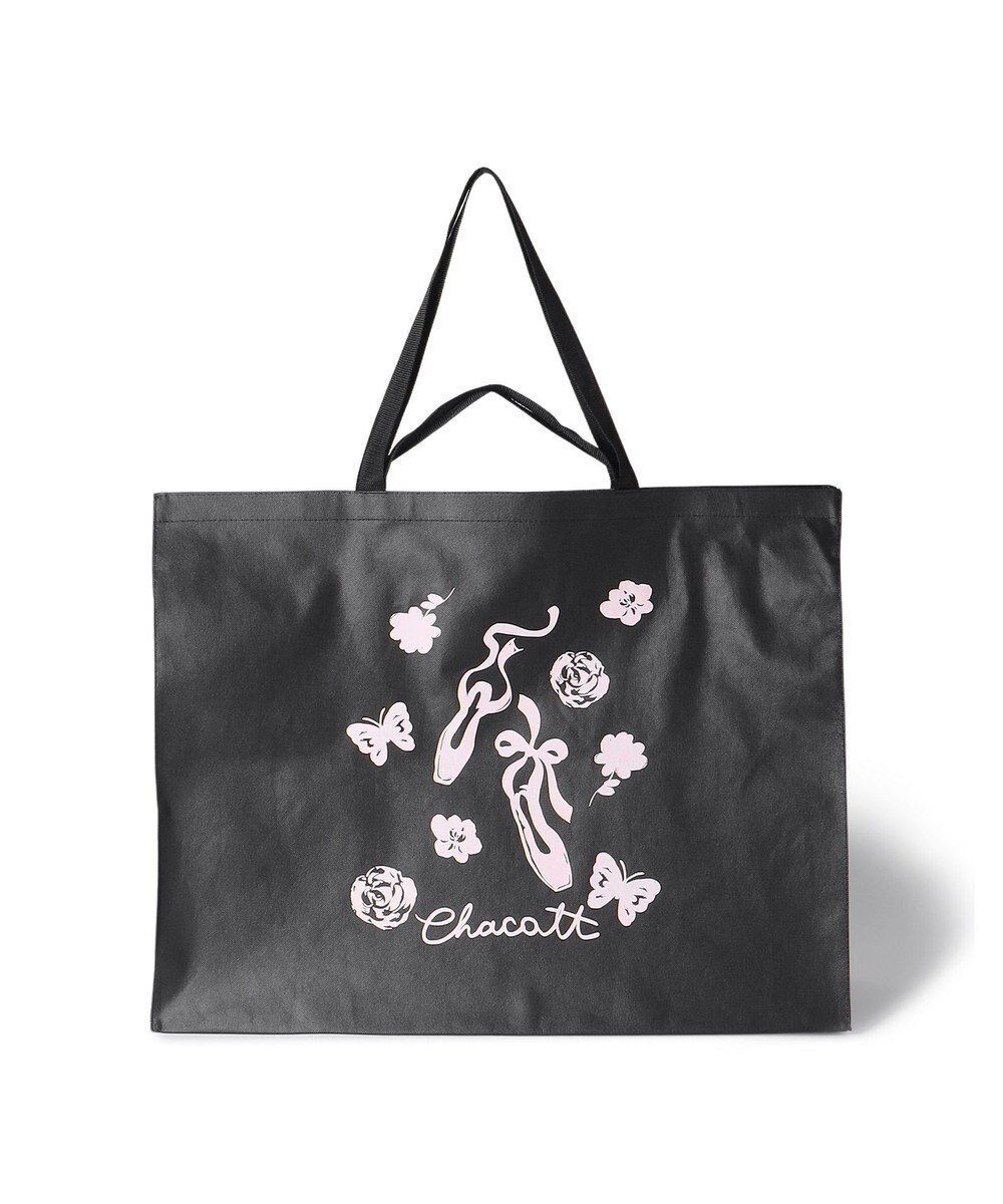 Chacott フラワー不織布バッグL 