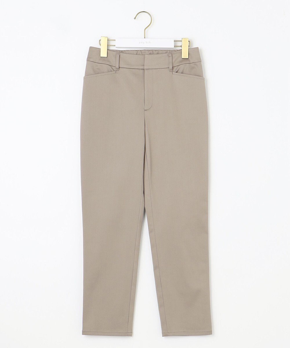 ANY SIS 【撥水機能】サテンストレッチビューティー パンツ 