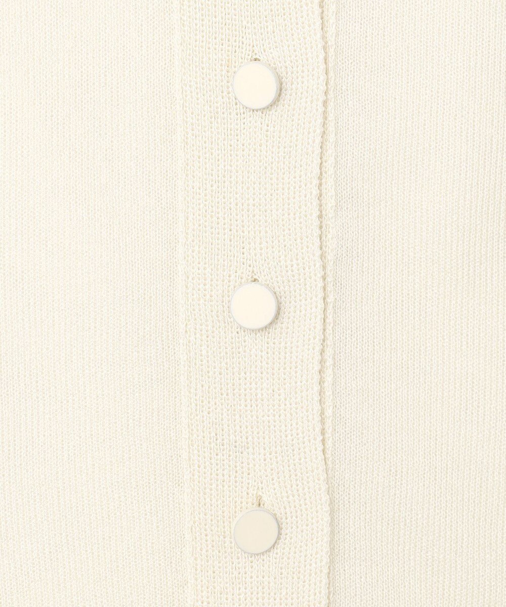 BEIGE， MOISE / シアーニット　5分袖カーディガン 