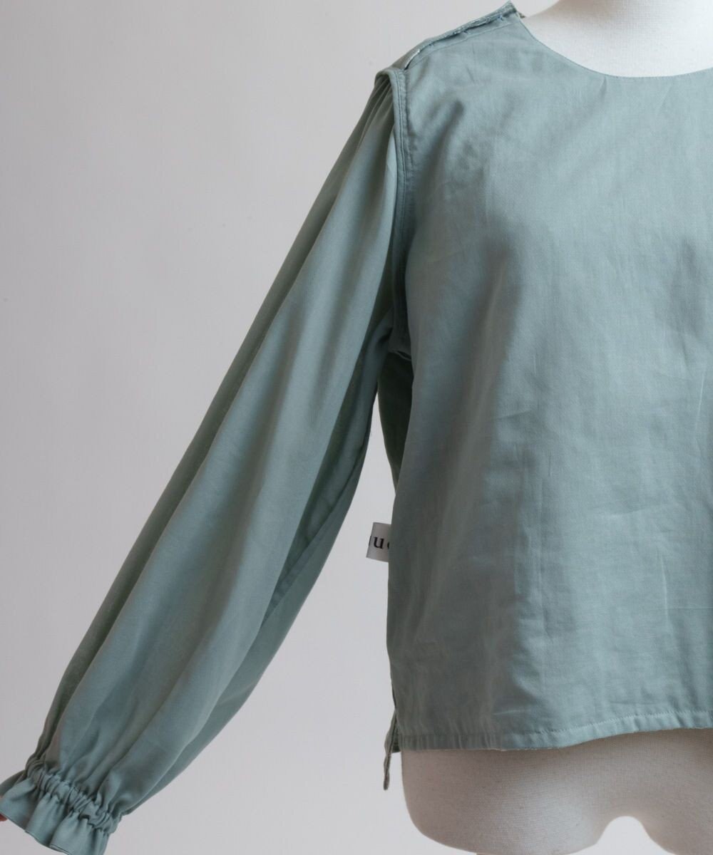 muuc 【手刺繍のような刺繍が美しい】ハイドランジア ブラウス 