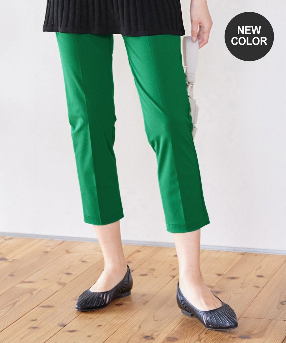 Tiaclasse 【小倉優子さん着用・日本製・洗える】サーラドライ・テーパードパンツ 