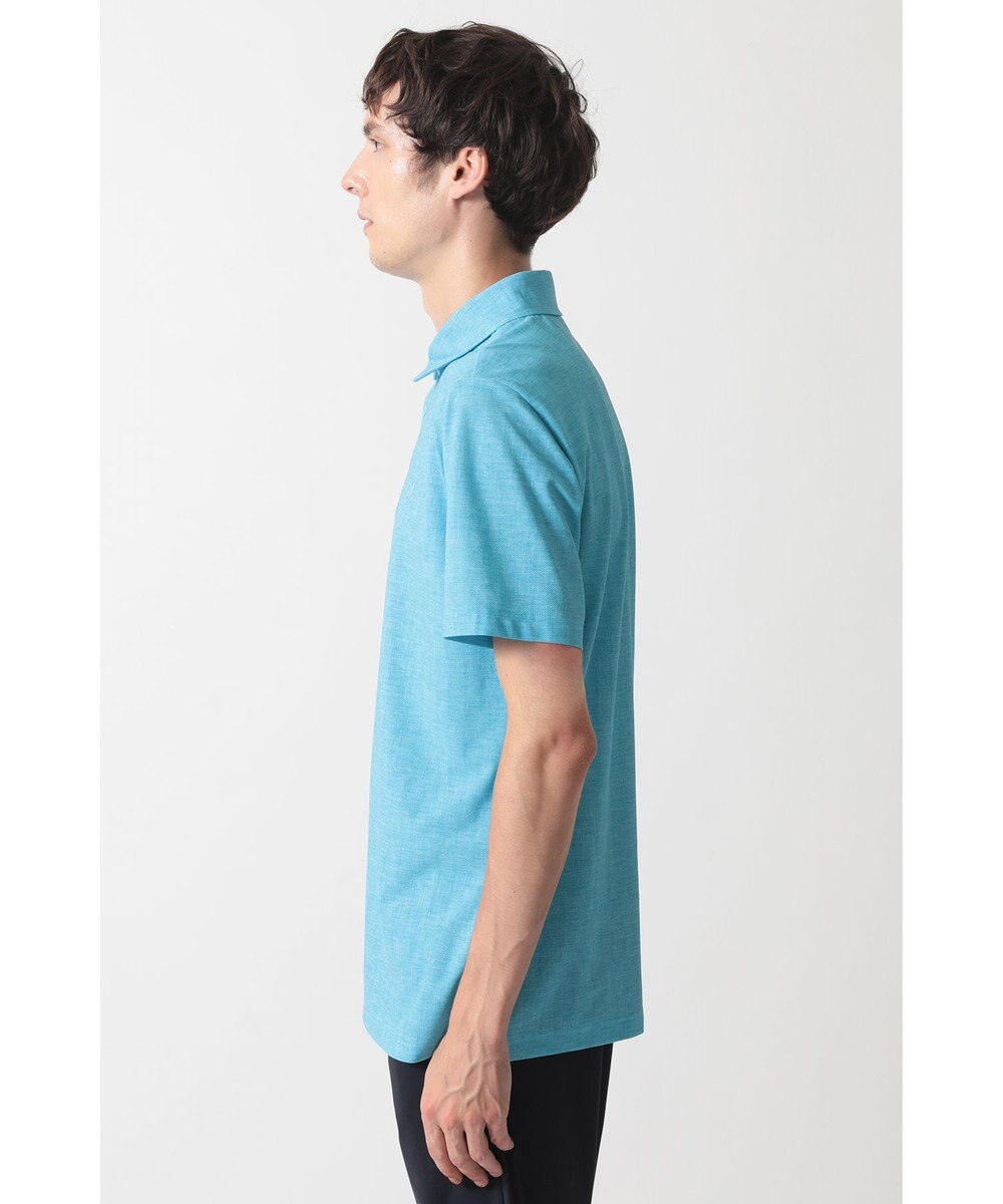 DAKS DAKS GOLF DDロゴ メッシュデニムプリント ポロシャツ 