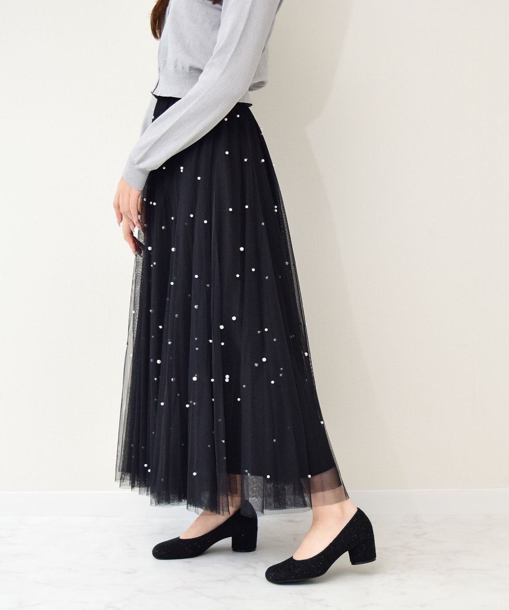 Bridget Birkin 【Bridget Birkin】ツイードヒールアップオブリークパンプス 