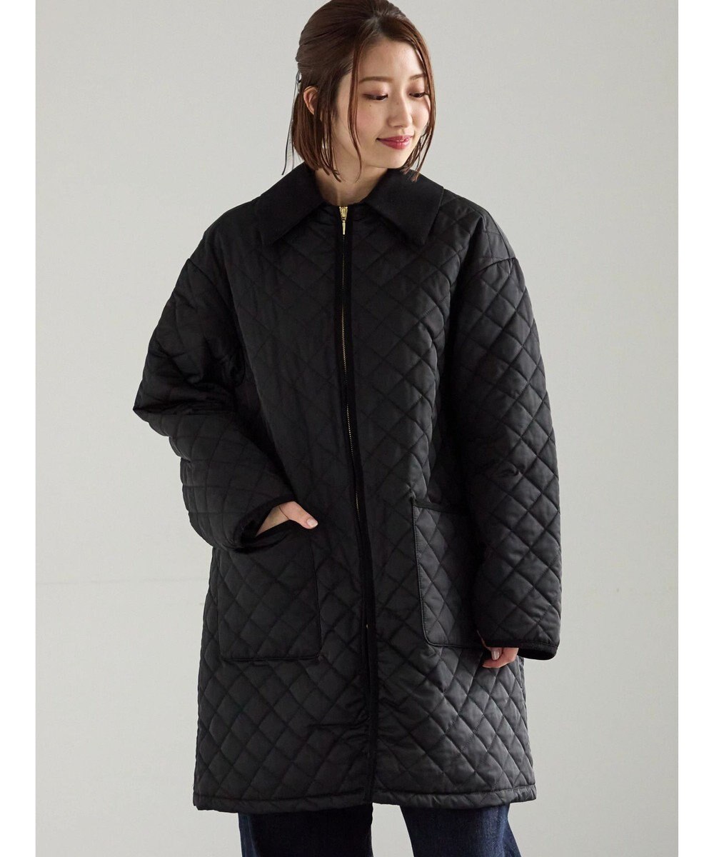 Te chichi キルティングミドルコート 