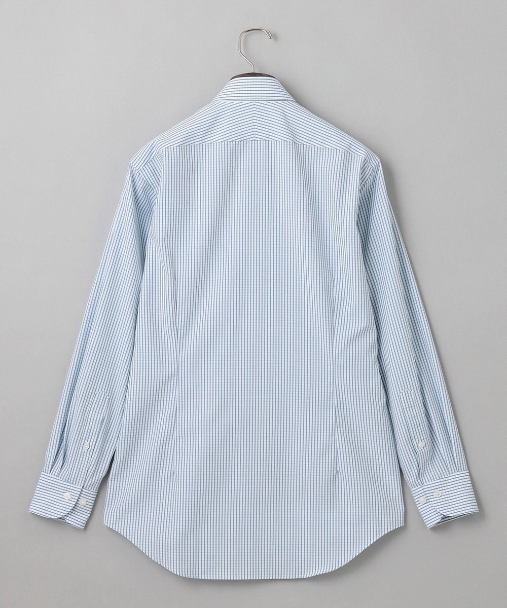 GOTAIRIKU 【形態安定】PREMIUMPLEATS_スモールワイドカラー 通年ドレスシャツ（チェック） 