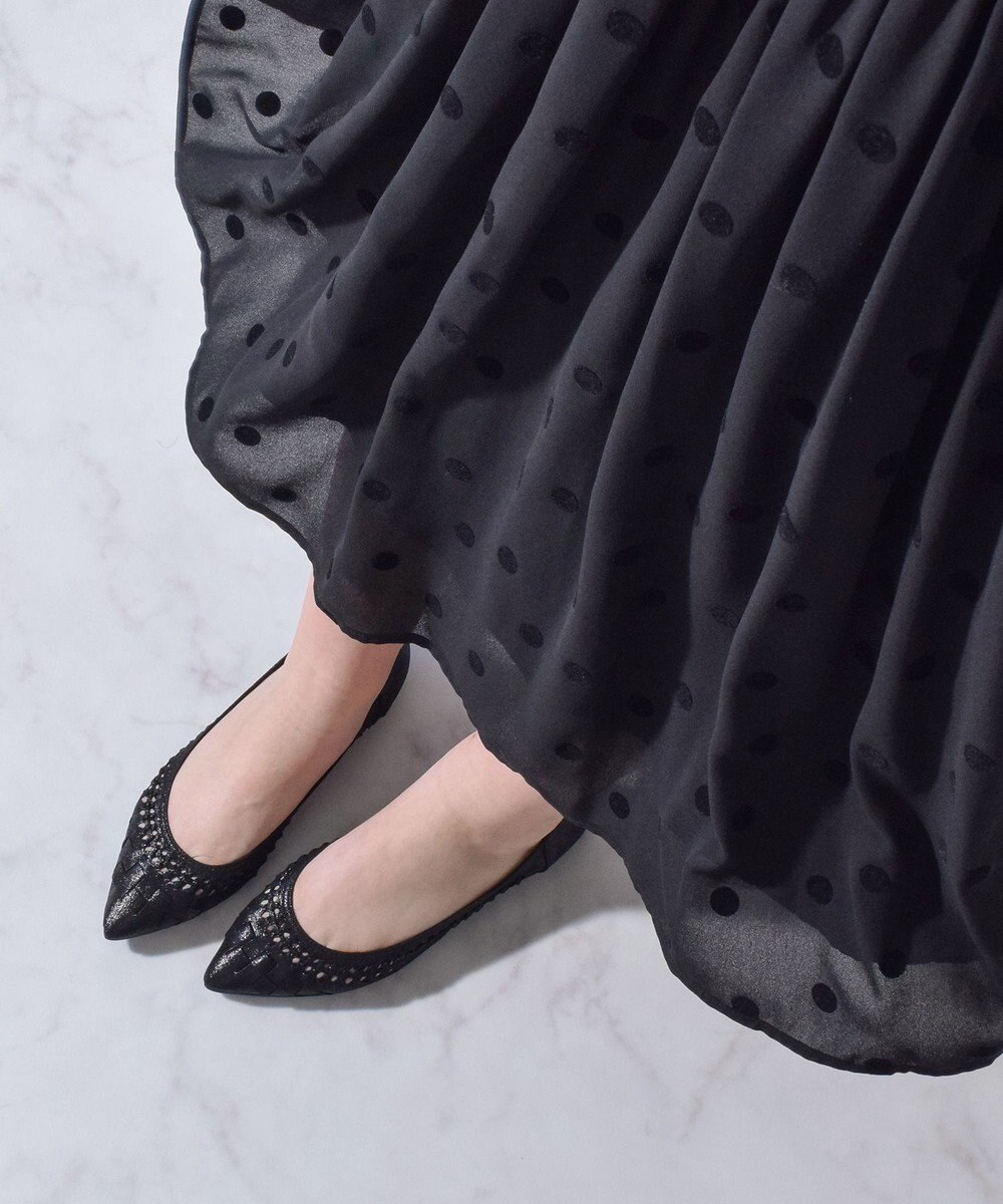 Bridget Birkin 【Bridget Birkin】編み込みフラットシューズ 