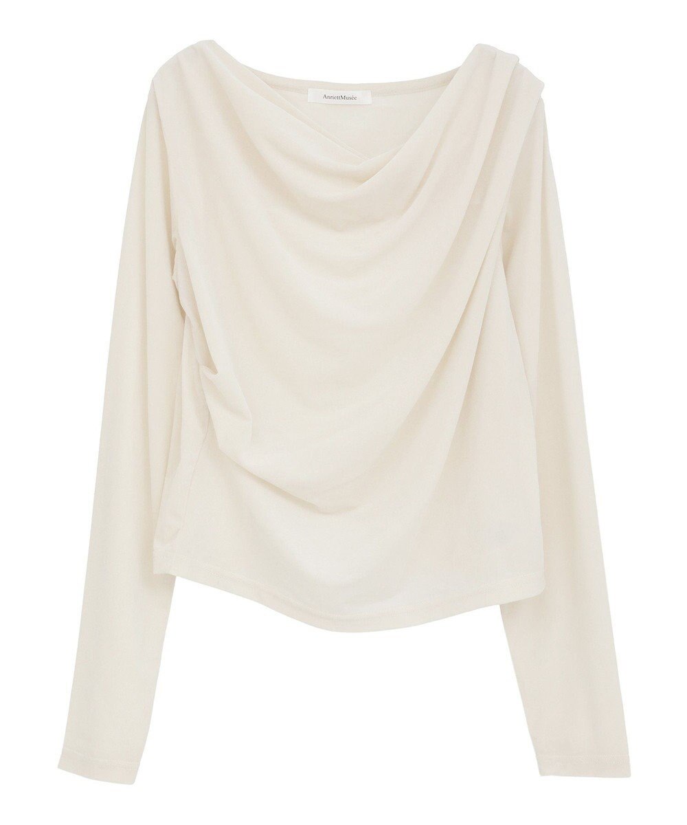 Green Parks シアーベロアオフショル長袖プルオーバー 