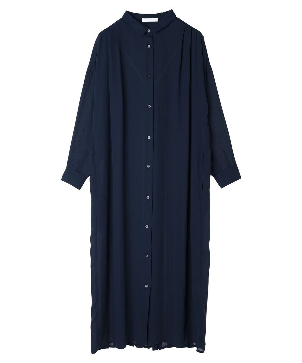 AMERICAN HOLIC ジョーゼットバックプリーツワンピース 