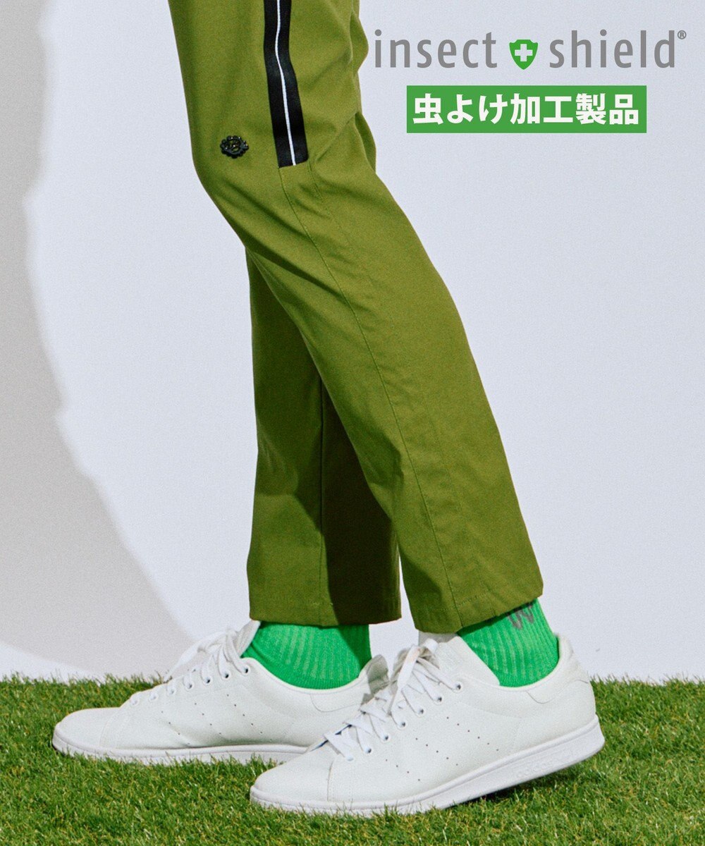 PW CIRCULUS 【虫よけ加工】【MEN】ブランドロゴ ショートソックス  ゴルフ 