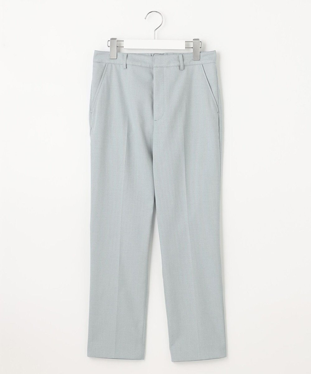 J.PRESS LADIES 【洗える】シャークスキン テーパード パンツ 