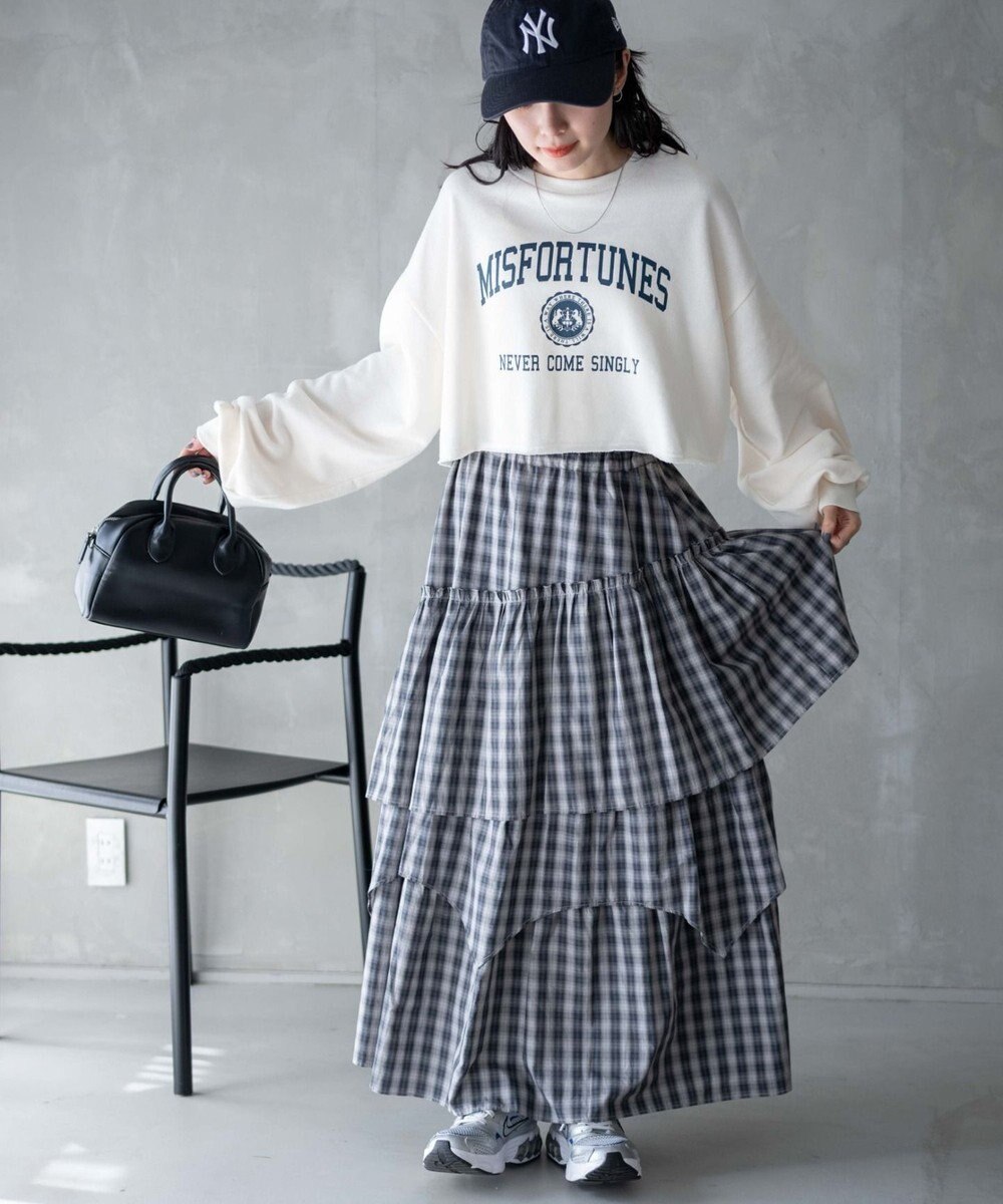 WEGO ヴィンテージライクショートスウェット 