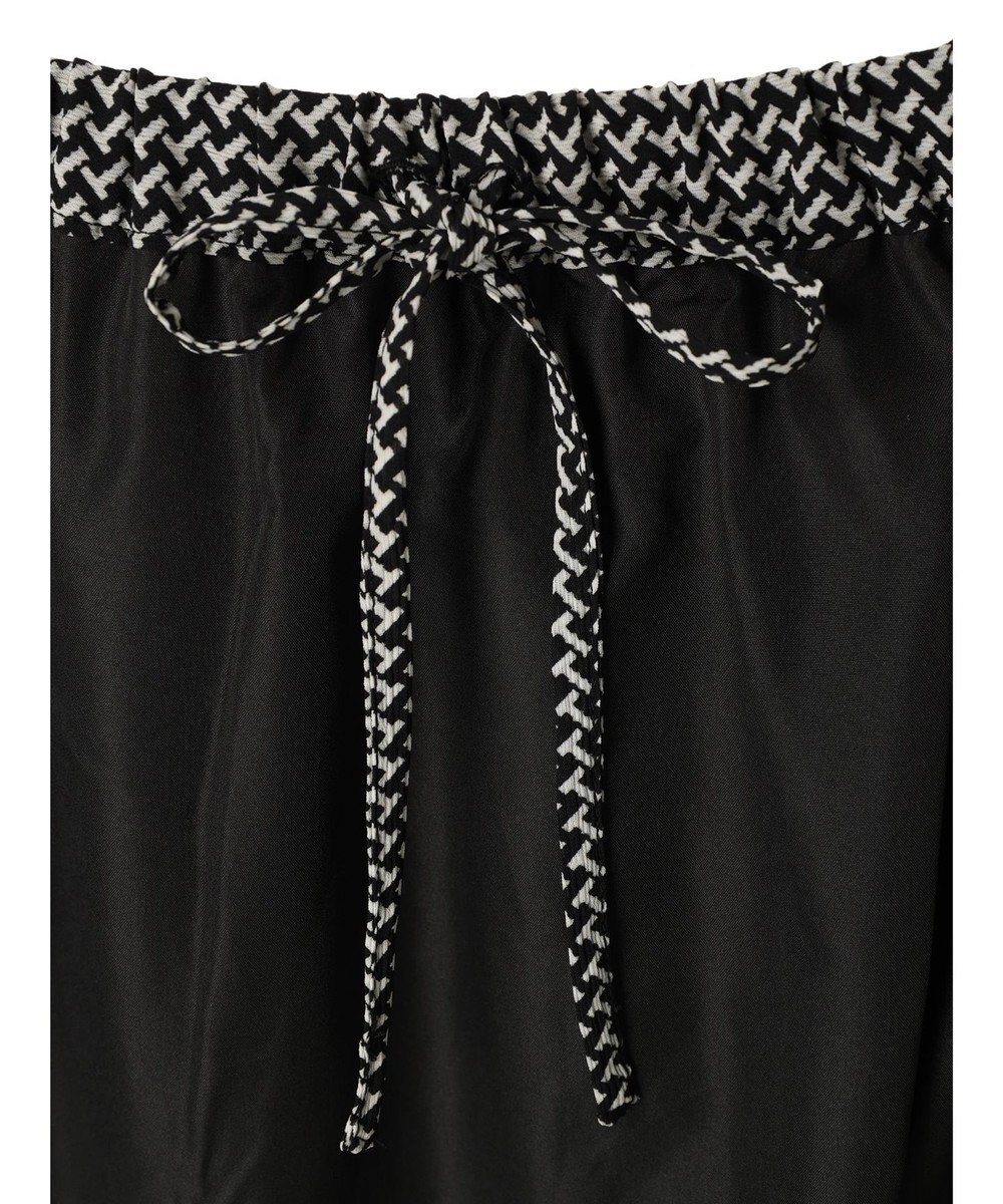 AMERICAN HOLIC 幾何学柄裾ティアードスカート 