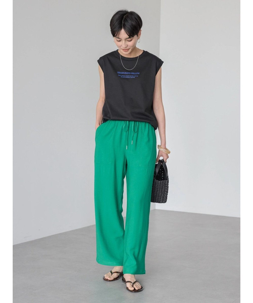 AMERICAN HOLIC 前後ロゴノースリーブカットプルオーバー 