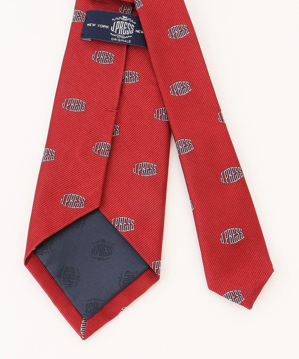 J.PRESS MEN 【J.PRESS ORIGINALS】LOGO TIE / JAPAN MADE 