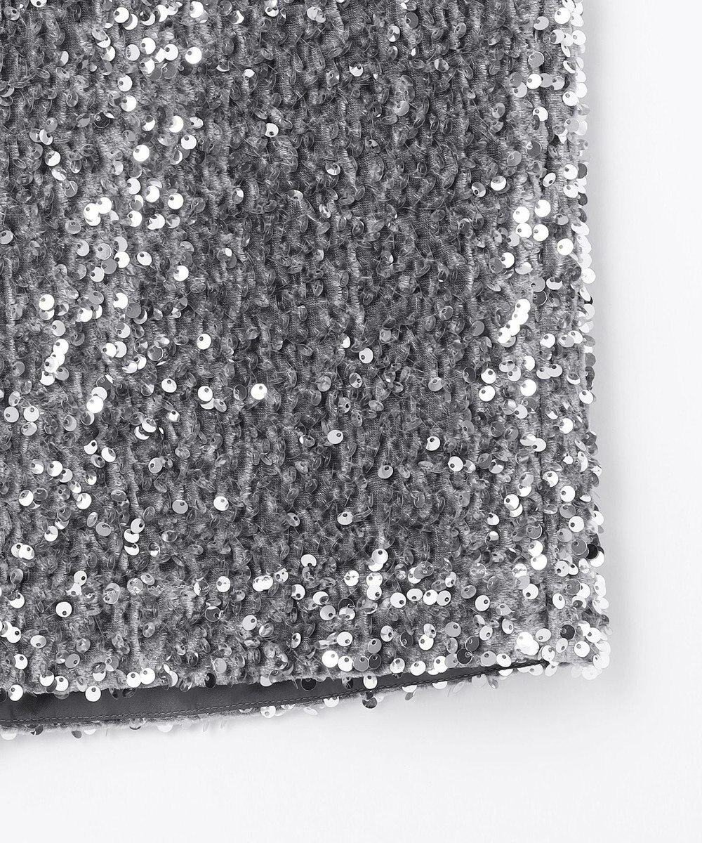 NAVE 【Nave・洗える】スパンコール スカート 