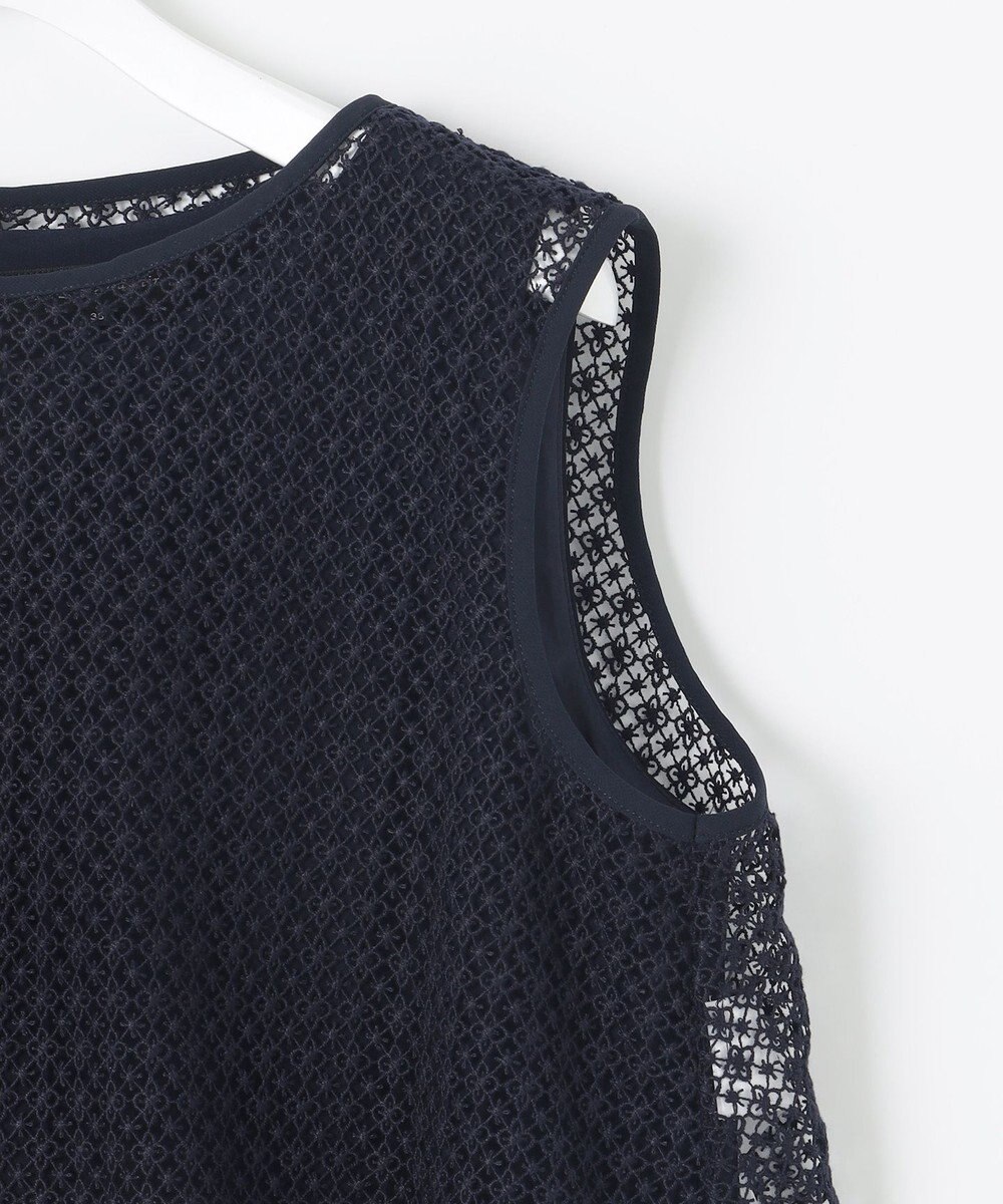 23区 【APPLAUDIR】クリスタルフラワーコンビ ドレス 