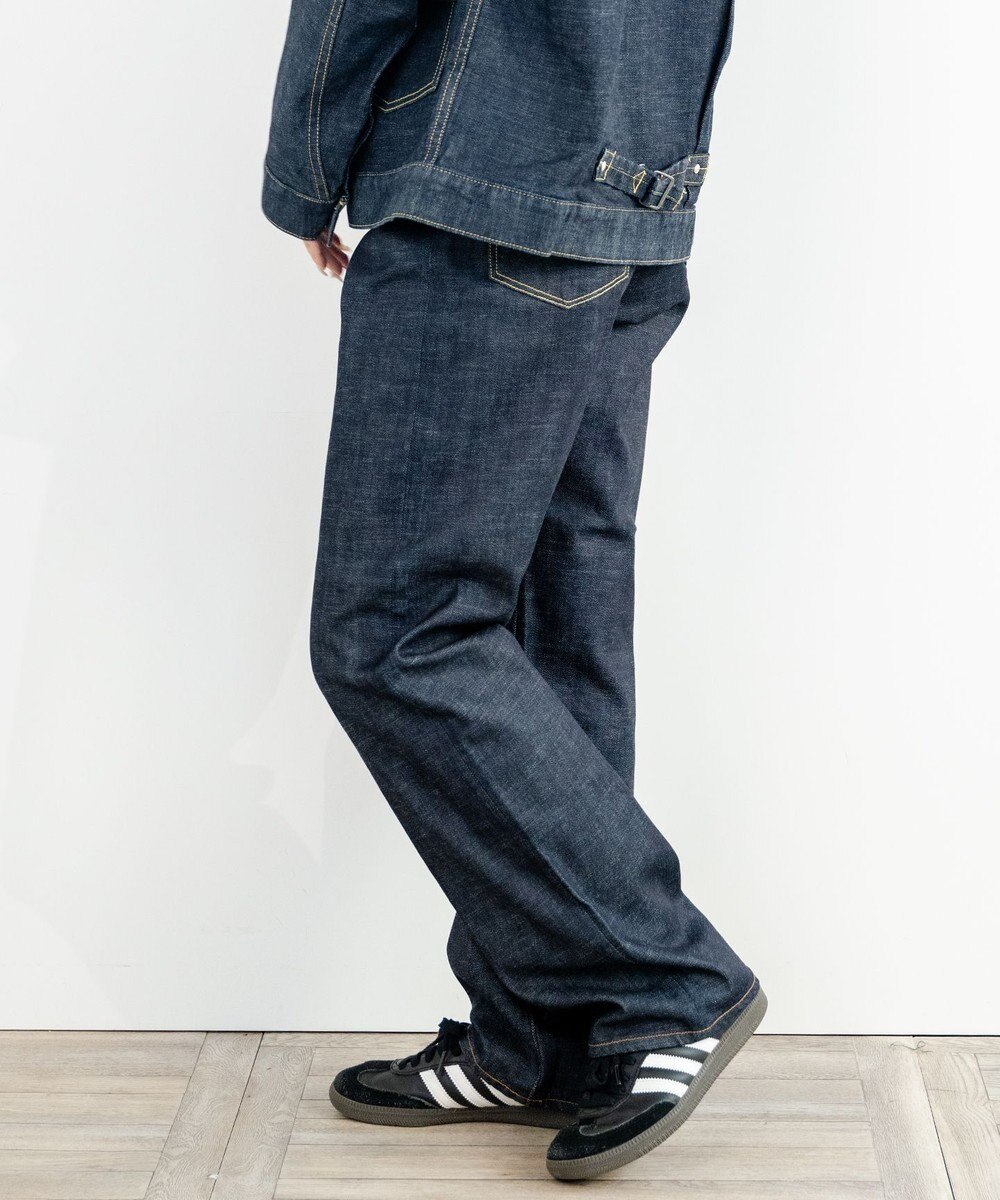 caqu modern classic テーパードデニムパンツ 