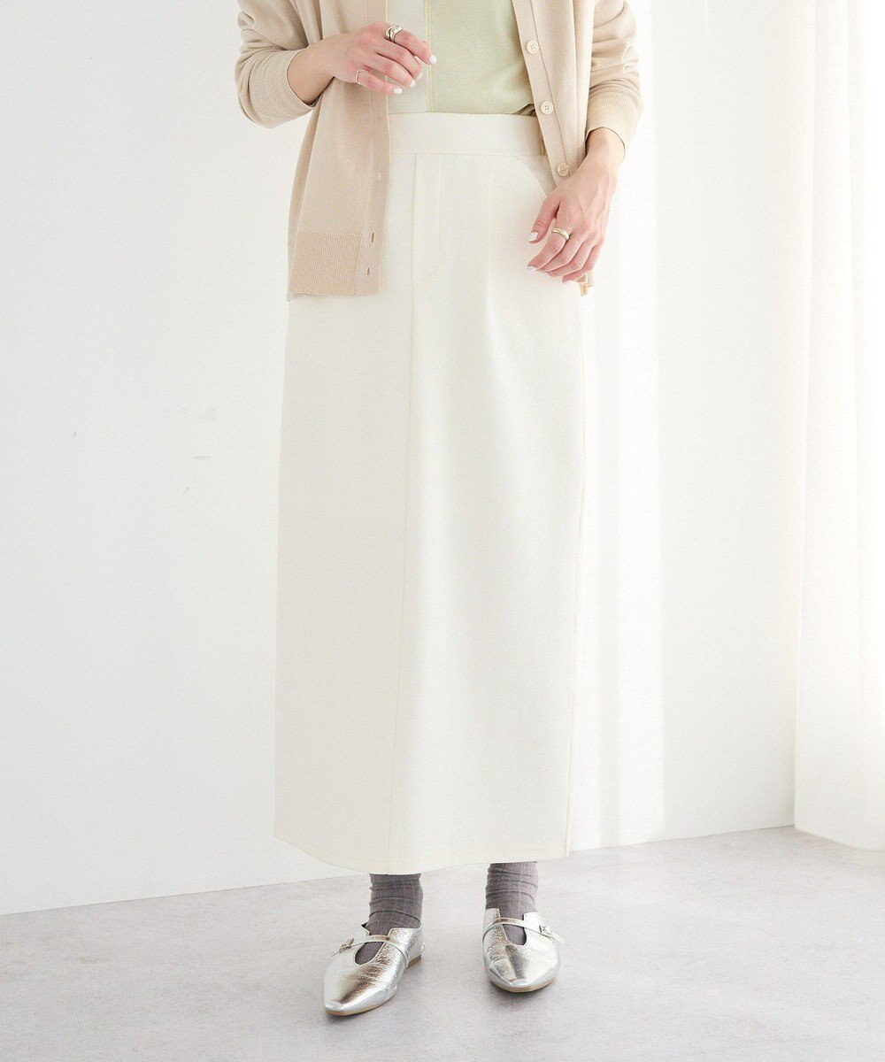 CRAFT STANDARD BOUTIQUE フクレジャカードIラインスカート 